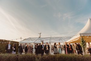 marquee wedding exterior