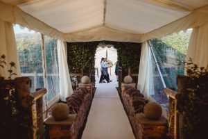 walkway over wall